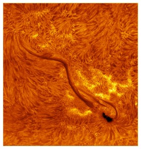 Solar close up in good seeing, John O'Neal